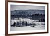 Wooden Cottage in Winter Forest, Central Finland-Andrew Bayda-Framed Photographic Print