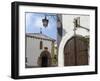 Wooden Door of St. Peter's Church (Igreja De Sao Pedro) in the Walled Medieval Town of Obidos, Estr-Stuart Forster-Framed Photographic Print