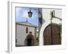 Wooden Door of St. Peter's Church (Igreja De Sao Pedro) in the Walled Medieval Town of Obidos, Estr-Stuart Forster-Framed Photographic Print