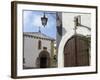 Wooden Door of St. Peter's Church (Igreja De Sao Pedro) in the Walled Medieval Town of Obidos, Estr-Stuart Forster-Framed Photographic Print