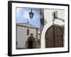 Wooden Door of St. Peter's Church (Igreja De Sao Pedro) in the Walled Medieval Town of Obidos, Estr-Stuart Forster-Framed Photographic Print