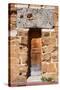 Wooden Door - San Gimignano Tuscany Italy-Alberto SevenOnSeven-Stretched Canvas