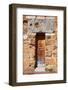 Wooden Door - San Gimignano Tuscany Italy-Alberto SevenOnSeven-Framed Photographic Print