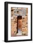 Wooden Door - San Gimignano Tuscany Italy-Alberto SevenOnSeven-Framed Photographic Print