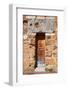 Wooden Door - San Gimignano Tuscany Italy-Alberto SevenOnSeven-Framed Photographic Print