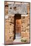 Wooden Door - San Gimignano Tuscany Italy-Alberto SevenOnSeven-Mounted Photographic Print