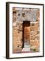 Wooden Door - San Gimignano Tuscany Italy-Alberto SevenOnSeven-Framed Photographic Print