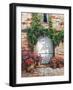 Wooden Doorway, Siena-Roger Duvall-Framed Art Print