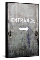 Wooden Entrance Door-null-Framed Stretched Canvas