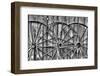 Wooden fence and old wagon wheels, Charleston, South Carolina-Darrell Gulin-Framed Photographic Print