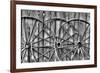Wooden fence and old wagon wheels, Charleston, South Carolina-Darrell Gulin-Framed Premium Photographic Print