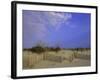 Wooden Fence in the Sand-null-Framed Photographic Print