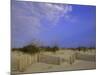 Wooden Fence in the Sand-null-Mounted Photographic Print