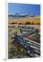 Wooden fence, Wilson Mesa near Telluride during Autumn, San Juan Mountains, Colorado.-Darrell Gulin-Framed Photographic Print