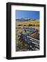 Wooden fence, Wilson Mesa near Telluride during Autumn, San Juan Mountains, Colorado.-Darrell Gulin-Framed Photographic Print