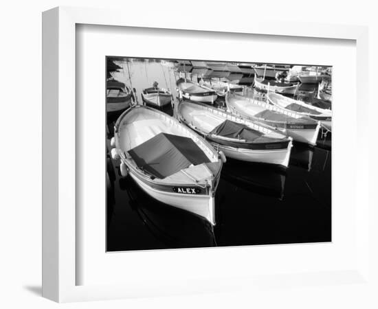 Wooden Fishing Boats, Riviera, Alpes-Maritimes, Villefranche-Sur-Mer, France-David Barnes-Framed Photographic Print