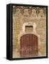 Wooden Fortified Gates of Medieval Town, Buonconvento, Italy-Dennis Flaherty-Framed Stretched Canvas