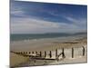 Wooden Groyne on the Beach at Amroth, Pembrokeshire, Wales, United Kingdom-Rob Cousins-Mounted Photographic Print