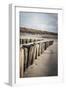 Wooden Groynes on a Sandy Beach, Leading to Sand Dunes, Domburg, Zeeland, the Netherlands, Europe-Mark Doherty-Framed Photographic Print