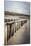 Wooden Groynes on a Sandy Beach, Leading to Sand Dunes, Domburg, Zeeland, the Netherlands, Europe-Mark Doherty-Mounted Photographic Print