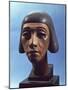 Wooden Head, Decorative Part of Harp, from Tall Al-Amarnah-null-Mounted Giclee Print