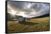 Wooden houses at sunrise, Burentogtokh district, Hovsgol province, Mongolia, Central Asia, Asia-Francesco Vaninetti-Framed Stretched Canvas