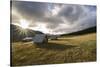 Wooden houses at sunrise, Burentogtokh district, Hovsgol province, Mongolia, Central Asia, Asia-Francesco Vaninetti-Stretched Canvas