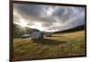 Wooden houses at sunrise, Burentogtokh district, Hovsgol province, Mongolia, Central Asia, Asia-Francesco Vaninetti-Framed Photographic Print