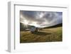 Wooden houses at sunrise, Burentogtokh district, Hovsgol province, Mongolia, Central Asia, Asia-Francesco Vaninetti-Framed Photographic Print