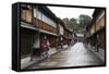 Wooden Houses, Higashi Chaya District (Geisha District), Kanazawa-Stuart Black-Framed Stretched Canvas
