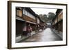 Wooden Houses, Higashi Chaya District (Geisha District), Kanazawa-Stuart Black-Framed Photographic Print