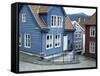 Wooden Houses in Central Bergen, Bergen, Western Fjords, Norway, Scandinavia-Gavin Hellier-Framed Stretched Canvas