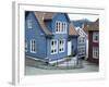 Wooden Houses in Central Bergen, Bergen, Western Fjords, Norway, Scandinavia-Gavin Hellier-Framed Photographic Print