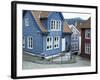 Wooden Houses in Central Bergen, Bergen, Western Fjords, Norway, Scandinavia-Gavin Hellier-Framed Photographic Print