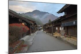 Wooden Houses of Old Post Town, Tsumago, Kiso Valley Nakasendo, Central Honshu, Japan, Asia-Stuart Black-Mounted Photographic Print