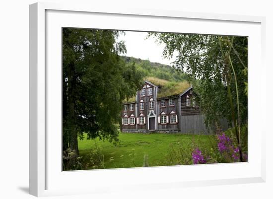 Wooden Houses, Trondheim, Norway, Arctic, Scandinavia, Europe-Olivier Goujon-Framed Photographic Print