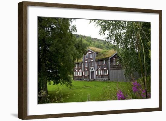 Wooden Houses, Trondheim, Norway, Arctic, Scandinavia, Europe-Olivier Goujon-Framed Photographic Print