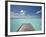 Wooden Jetty and Tropical Sea, View From Island, Maldives, Indian Ocean, Asia&No.10;-Sakis Papadopoulos-Framed Photographic Print