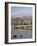 Wooden Jetty at Barrow Bay Landing on Derwent Water Looking North to Skiddaw in Autumn-Pearl Bucknall-Framed Photographic Print