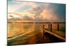 Wooden Jetty at Sunset-Philippe Hugonnard-Mounted Photographic Print