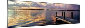 Wooden Jetty at Sunset-Philippe Hugonnard-Mounted Photographic Print