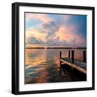 Wooden Jetty at Sunset-Philippe Hugonnard-Framed Photographic Print