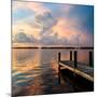 Wooden Jetty at Sunset-Philippe Hugonnard-Mounted Photographic Print