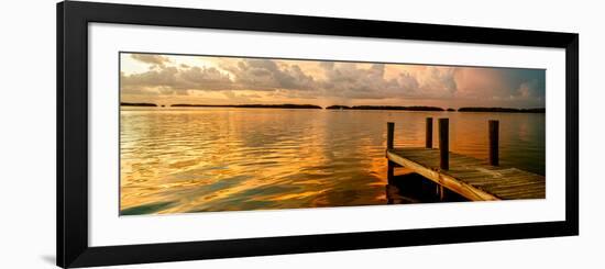 Wooden Jetty at Sunset-Philippe Hugonnard-Framed Photographic Print