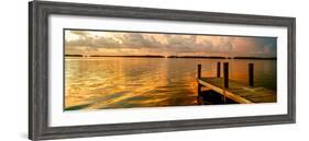 Wooden Jetty at Sunset-Philippe Hugonnard-Framed Photographic Print