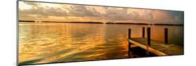 Wooden Jetty at Sunset-Philippe Hugonnard-Mounted Photographic Print
