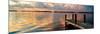 Wooden Jetty at Sunset-Philippe Hugonnard-Mounted Photographic Print