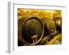 Wooden Kegs for Ageing Wine in Cellar of Pavel Soldan in Village of Modra, Slovakia-Richard Nebesky-Framed Photographic Print