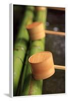 Wooden Ladles at the Entrance to the Kasuga-Taisha Shrine in Nara, Japan-Paul Dymond-Framed Photographic Print