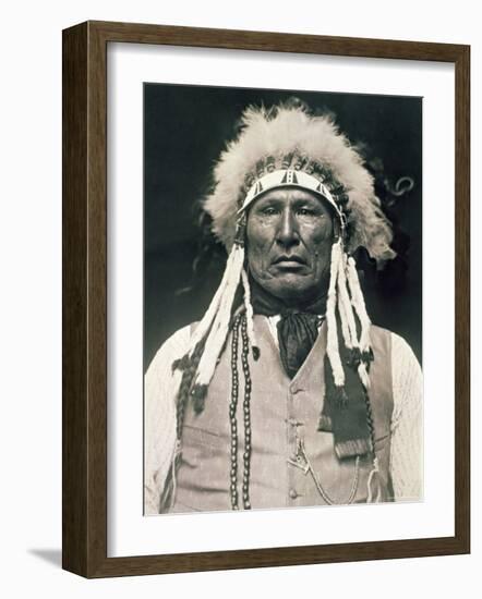 Wooden Leg, Warrior of the Northern Cheyenne, Fought in the Battle of Little Bighorn in 1876-Delancey Gill-Framed Photographic Print